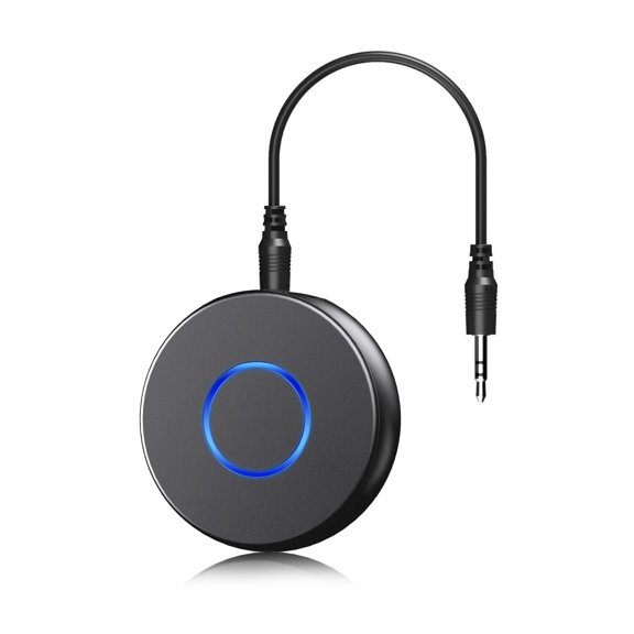 SONRU Bluetooth Aux Adapter for Car, Wireless Audio Receiver, Portable Hands-Free Kit with RCA AUX 3.5mm for Home/Car Stereo Music Streaming Sound System