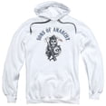 thumbnail image 1 of SONS OF ANARCHY/BLOODY SICKLE-ADULT PULL-OVER HOODIE-WHITE-LG, 1 of 1