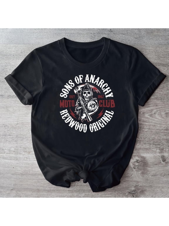 SONS OF ANARCHY - REDWOOD ORIGINAL - T-SHIRT - BRAND NEW & LICENSED 28-601-500-TH30213
