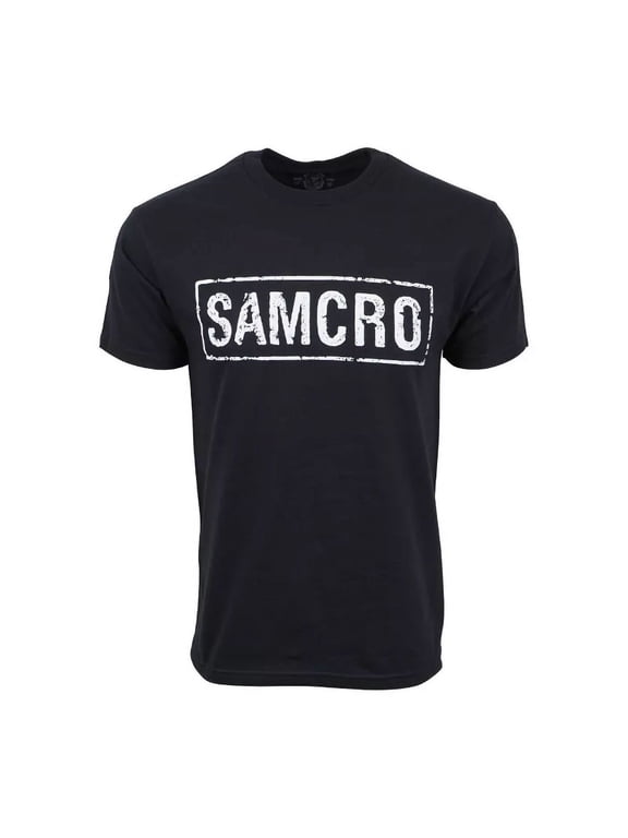 SONS OF ANARCHY SAMCRO MENS BLACK T SHIRT up to Size 4XL