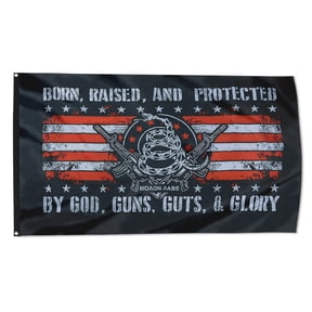 SONS OF LIBERTY flag Born Raised Protected By God flags Polyester 3x5 FT banner