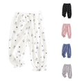 thumbnail image 1 of SONXAHE Infant Boy's Cartoon‑Print Jogger Pants Dot‑Pattern Casual Pants Trousers, 1 of 4