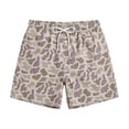 thumbnail image 1 of SONXAHE Men's Camo Print Swim Trunks Elastic Drawstring Waist Side Pockets Beach Bottoms, 1 of 2