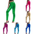 thumbnail image 1 of SONXAHE Metallic Leggings For Women Elastic Waist Stage Performance Trousers, 1 of 4