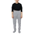thumbnail image 1 of SONXAHE Boys Solid Footed Pants Elastic Waist Slim Fit Soft Daily Bottoms Active Trousers, 1 of 8