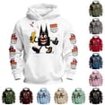 thumbnail image 1 of SONXAHE Toddler Boys Cartoon Character Hoodie Long Sleeve Full Print Hooded Sweatshirt Casual Pullover Tops,White, 1 of 4