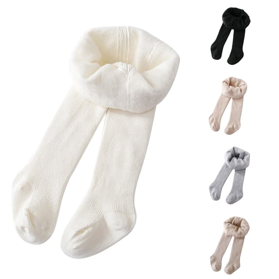 SONXAHE Toddler Girl's Fleece‑Lined Footed Leggings Leggings Warm Winter Bottoms