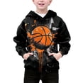 thumbnail image 1 of SONXAHE Tween Boy's Splash Basketball Hoodie Long Sleeve Sports Hoodies Casual School Hooded Sweatshirt,Black, 1 of 5