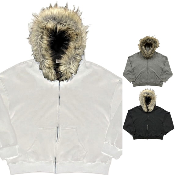 SONXAHE Women's -Hood Zip-Up Hoodie Zip Front Urban Daily Long-Sleeve Jacket