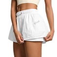 thumbnail image 1 of SONXAHE Women's Letter Print Athletic Skort Drawstring Closure Inner Shorts Sport Activewear, 1 of 7