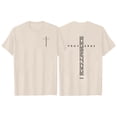thumbnail image 1 of SONXAHE Women's Proverbs Scripture Cross Print Tee Round Neck Daily Casual Religious Faith Shirt, 1 of 2