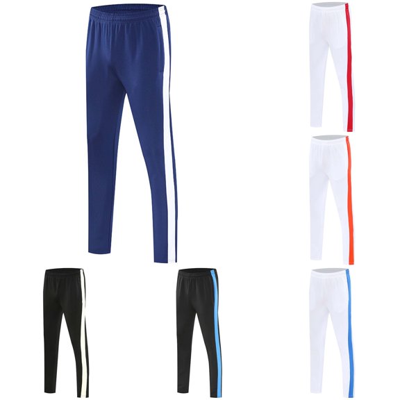 SONXAHE Women's Side Stripe Track Pants Quick Dry Athletic Construction Straight Cut Spring Daily Workout Training Trousers
