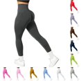 thumbnail image 1 of SONXAHE Womens Seamless Leggings High Waist Pockets Active Workout Yoga Pants, 1 of 5
