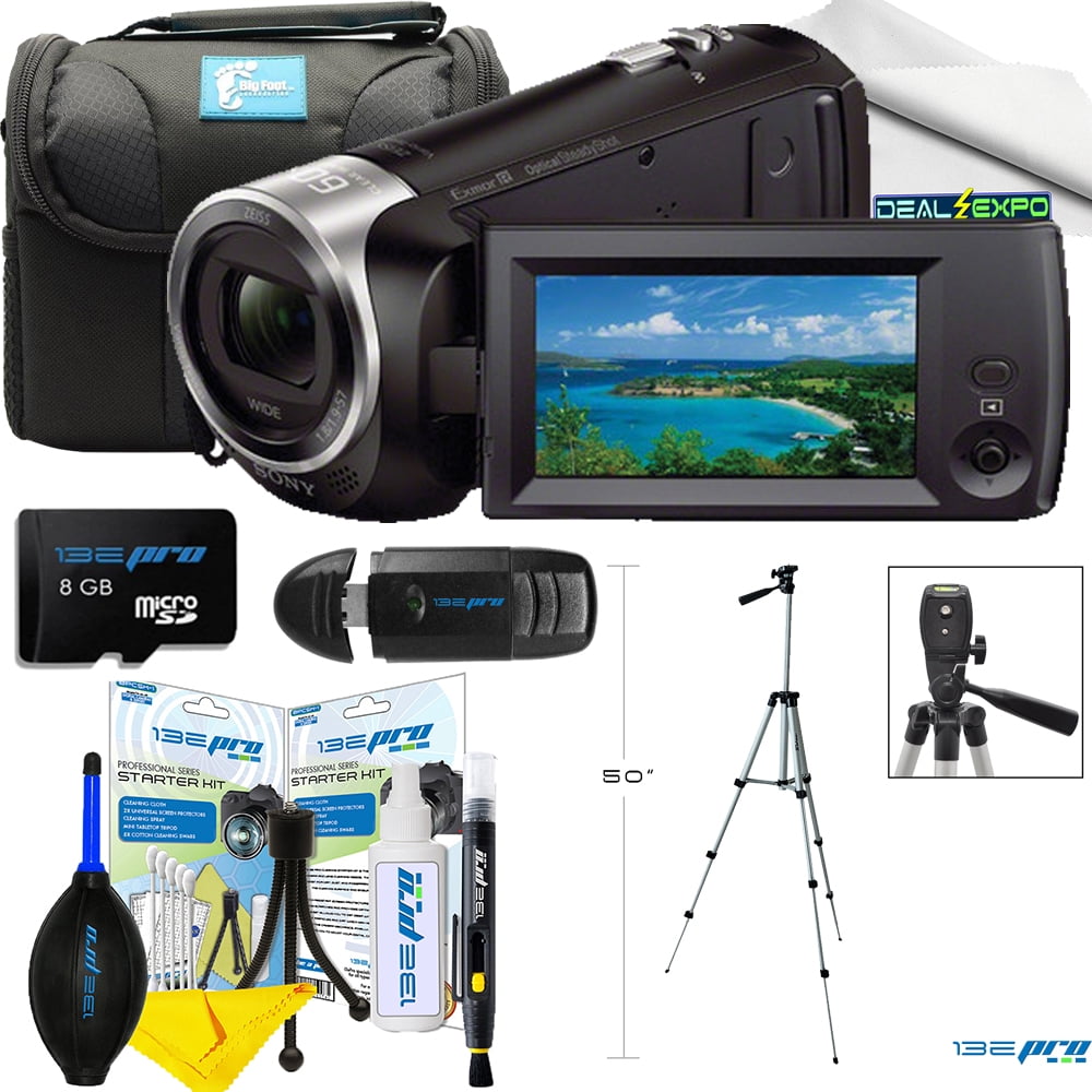SONY HDR-CX405 HD Handycam Camcorder+Deal-Expo Top Accessory