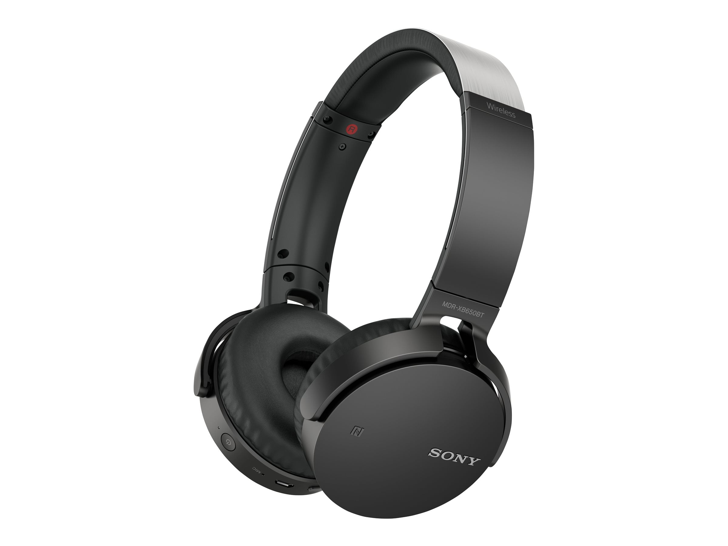 SONY MDR XB650BT B Black EXTRA BASS Bluetooth Headphones Walmart
