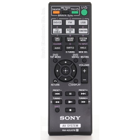 SONY RMADU078 Receiver Remote Control