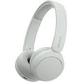 thumbnail image 1 of SONY WHCH520 Wireless On Ear Headphones with USB Cable, White, 1 of 8