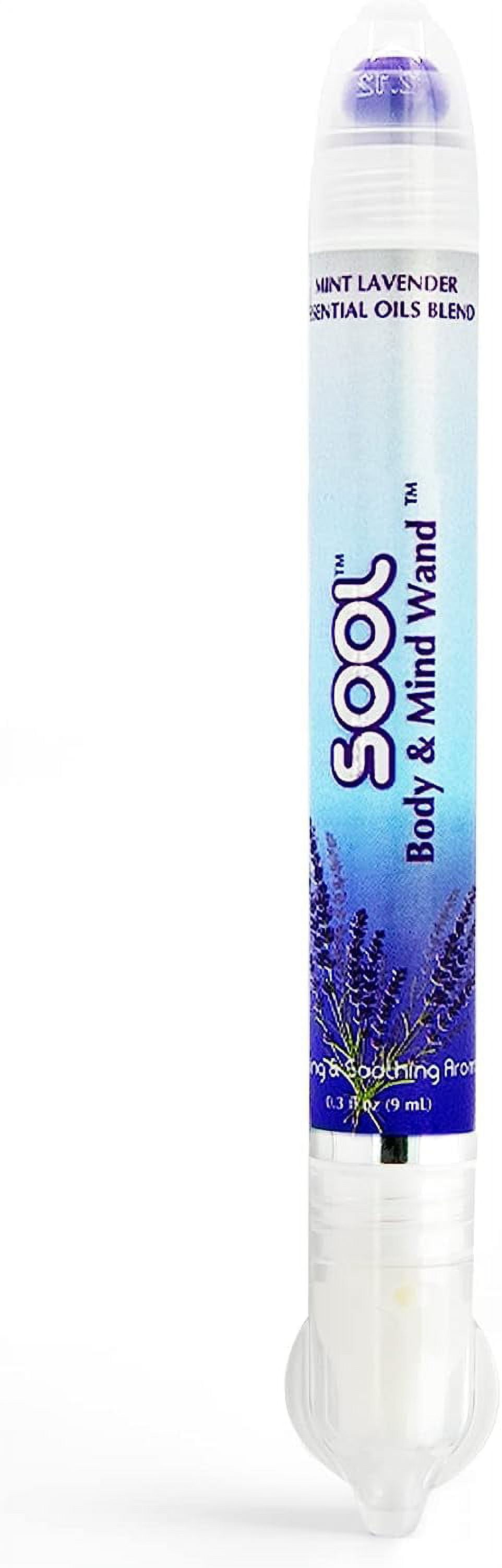 SOOL Aromatherapy Massage Wands with Essential Oil, Herbal, Portable
