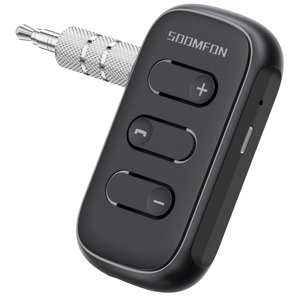 SOOMFON 3.5mm Aux Bluetooth 5.0 Car Adapter,Audio Receiver for Car /Home Stereo/Wired Headphones