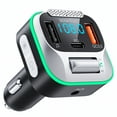 Amazon sethda fm transmitter bluetooth car adapter fast charging