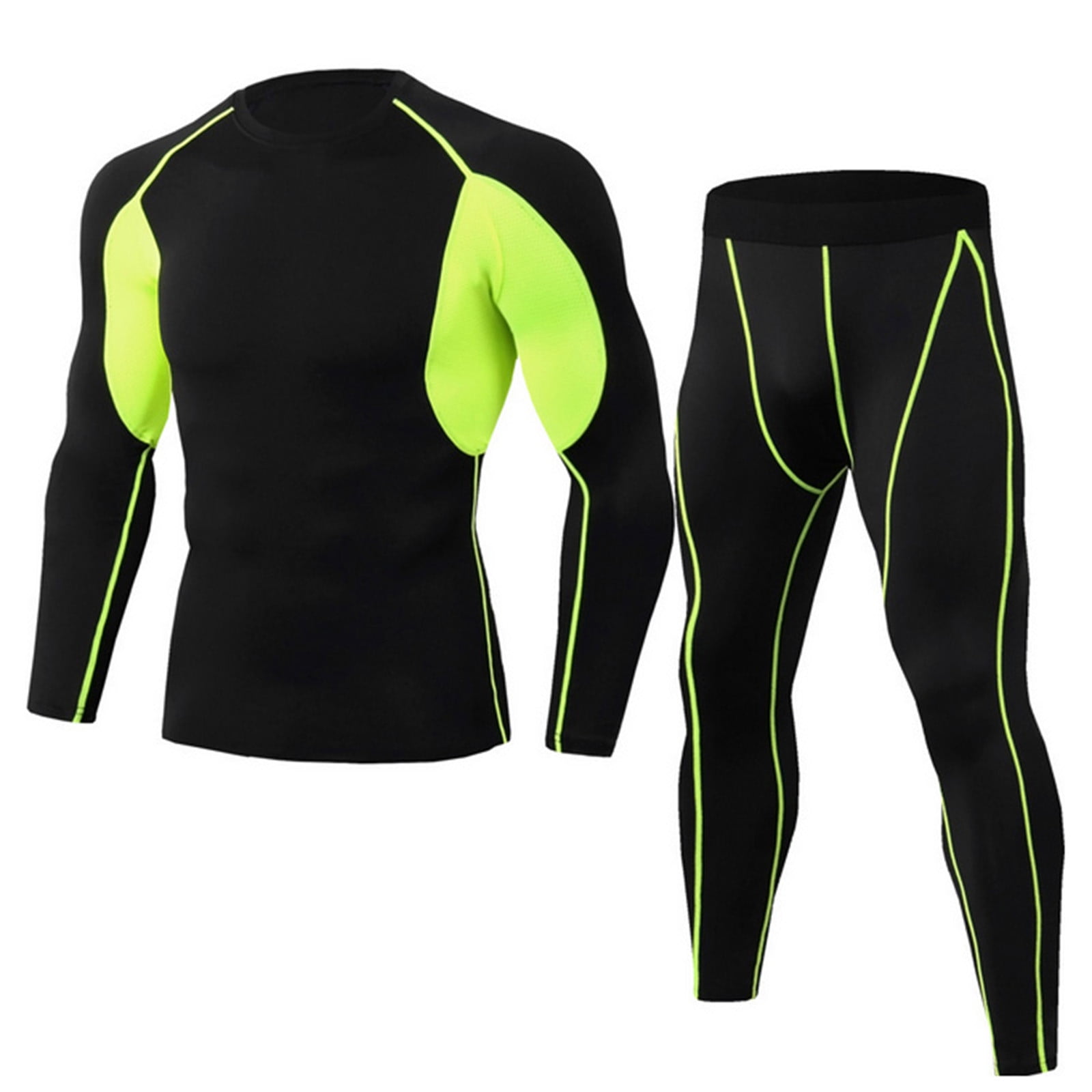 SOOMLON 2 Piece Slim Fit Mens Sports Suit Formal Pants Sports Fitness ...