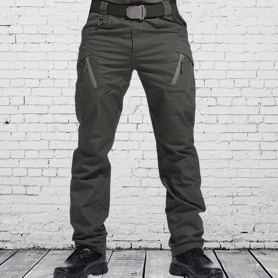 SOOMLON Cargo Work Pants for Men with Pockets Big and Tall Long Pants Stretch Waterproof Pants Outdoor Hiking Pants