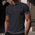 thumbnail image 1 of SOOMLON Dress Shirts for Men Short Sleeve Big and Tall Button Lapel Shirt Cooling Stretchy Pullover Travel Work Wear, 1 of 6