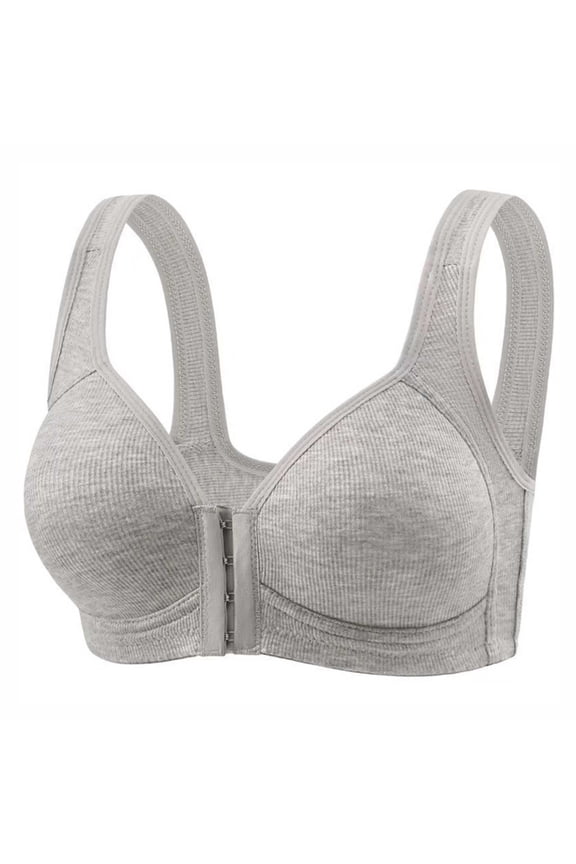 Front Closure Sports Bras for Women Wireless Bralettes Lightly Push up Everyday Bras Medium Impact Running Bras