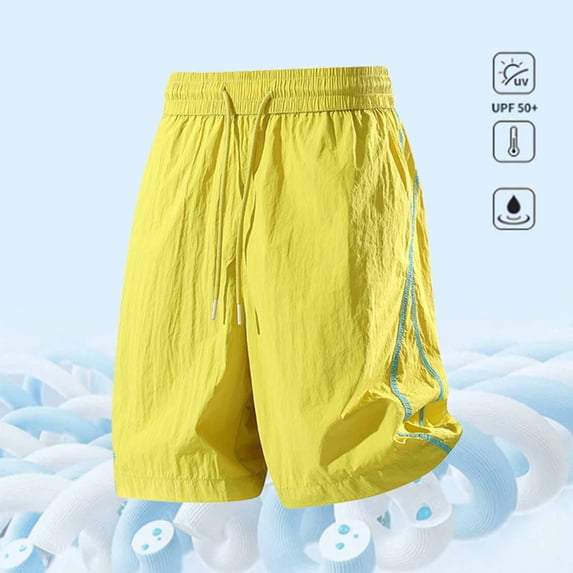 SOOMLON Knee Length Shorts for Women Plus Size Drawstring Long Shorts Quick Dry Workout Shorts with Pockets Gym Clothes