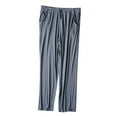 thumbnail image 1 of SOOMLON Men Pajama Pants Cozy Solid Pajama Bottoms Adult Loose Thin Winter Lounge Sleepwear Pjs Pants Drawstring Stretchy Cozy Straight Leg Pants Nightwear Gray L, 1 of 7