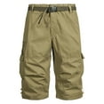 thumbnail image 1 of SOOMLON Men's Cargo Shorts Capri Shorts Casual Loose Fit Pocket Casual Shorts Camouflage Work Shorts Mid Waist Sports Shorts Yellow XXXXL, 1 of 5
