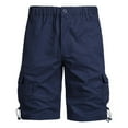 thumbnail image 1 of SOOMLON Men's Classic Fit Golf Shorts Pocket Casual Shorts Camouflage Work Shorts Mid Waist Sports Shorts Navy XXXL, 1 of 5