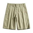thumbnail image 1 of SOOMLON Men's Golf Short Quick Dry Lightweight Shorts Comfy Shorts Plus Size Cargo Shorts Pockets Summer Beach Shorts Khaki M, 1 of 3
