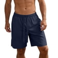 thumbnail image 1 of SOOMLON Mens Gym Shorts Big and Tall Cargo Shorts with Back Pockets Elastic Waist Gym Shorts Outdoor Bermuda Shorts, 1 of 7