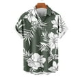 thumbnail image 1 of SOOMLON Mens Hawaiian Shirts Short Sleeve Casual Button Down Tropical Beach Shirt Vacation Shirt XL, 1 of 4