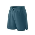thumbnail image 1 of SOOMLON Mens Shorts Casual Basic Shorts Breathable Trunks Cargo Shorts Summer Shorts Loose Straight Beach Pants Sports Pants Mint Green L, 1 of 3