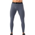 thumbnail image 1 of SOOMLON Mens Sweatpants Boho Pants Quick Drying Yoga Pants Sports High Elastic Tights Running Basketball Training Leggings Gray M, 1 of 9