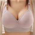 thumbnail image 1 of SOOMLON Plus Size Bras for Women No Underwire Bra Vest Lingerie Nursing Bra Plus Size Bralette Fitness Bra Gray XXXL, 1 of 4