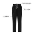 thumbnail image 1 of SOOMLON Scrub Pants for Men Big and Tall Drawstring Straight Leg Work Pant Loose Trousers with Pockets Comfywear Clothes, 1 of 7