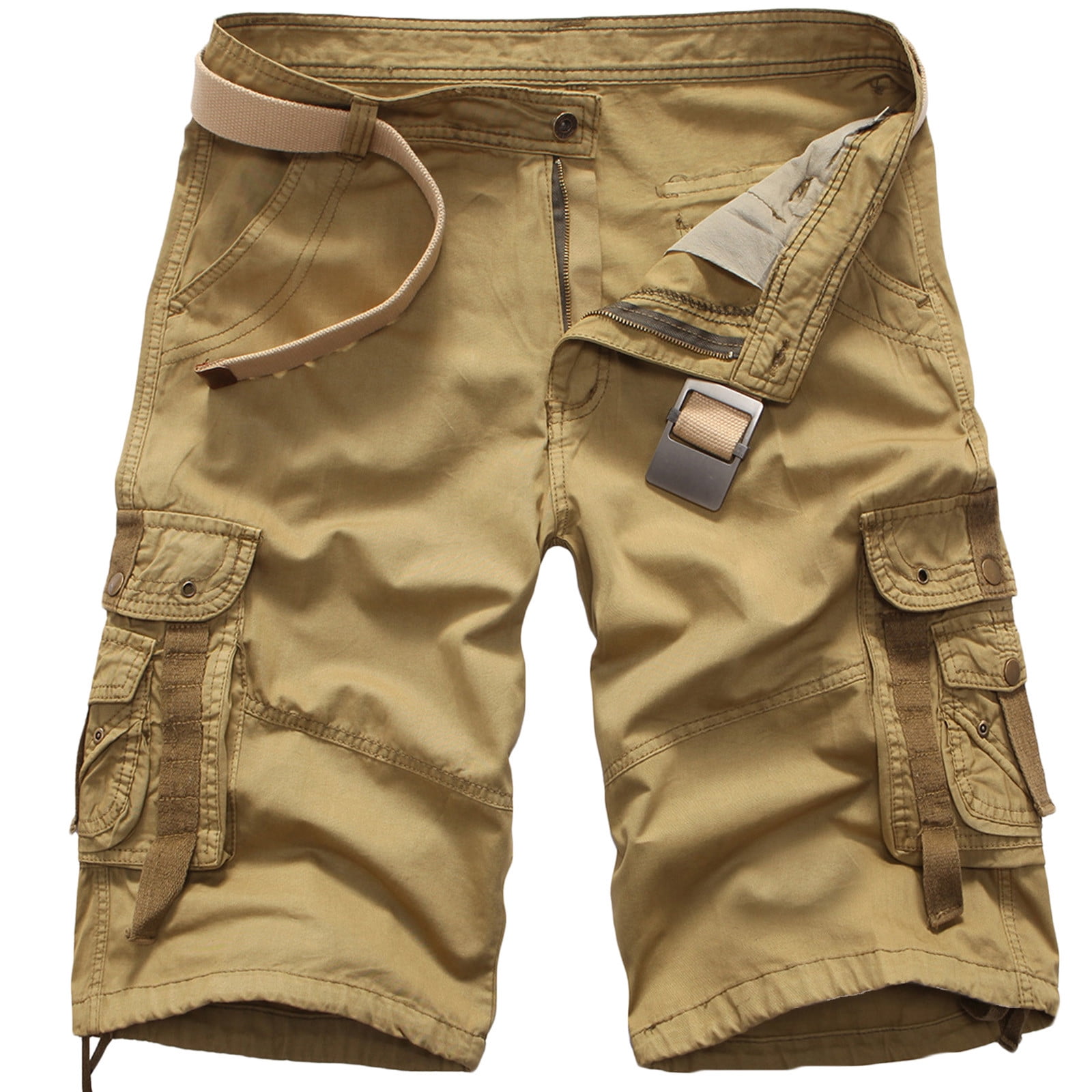 Short Cargo Baggy Dockers Beige – Taille W34, Style Skate Et Loose