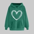 thumbnail image 1 of SOOMLON Valentines Day Hoodies for Women Girl Friend Valentines Gift Plus Size Tunic Long Sleeve Crewneck Sweatshirts Tops Funny Heart Graphic Pullovers Shirts Fashion Festival Outfits 2025, 1 of 5