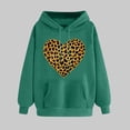 thumbnail image 1 of SOOMLON Valentines Day Hoodies for Women Lover Valentines Gift Plus Size Tunic Long Sleeve Crewneck Sweatshirts Tops Funny Love Heart Graphic Pullovers Shirts Fashion Holiday Outfits 2025 Army Green, 1 of 5