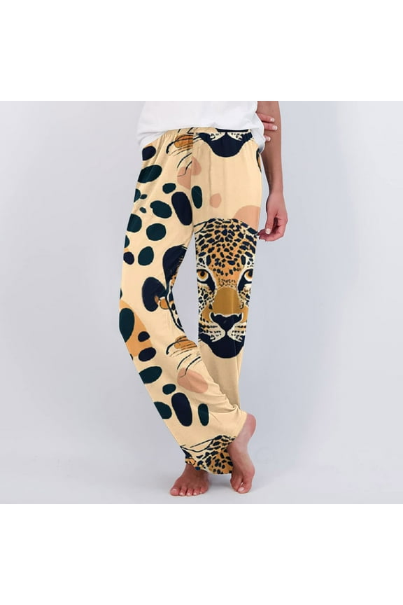 Women Pajama Pants Long Winter Soft Cute Graphic Pajama Bottoms Adult Petite Warm Winter Lounge Sleepwear Sleep Pants Stretchy Comfy Straight Leg Pants Night Clothes Colorful XL