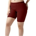 thumbnail image 1 of SOOMLON Yoga Shorts for Women Plus Size Elastic Waist Skinny Shorts 3" Butt Lifting Shorts Gym Yoga Workout Bottoms, 1 of 8