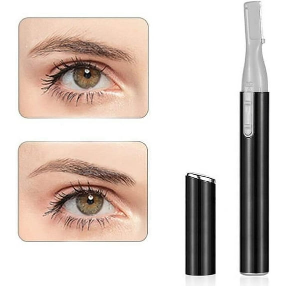 SOONEL Eyebrow Trimmer Eyebrow Hair Remover ,Rechargeable Razor,Painless Hair Epilator Removal-Black