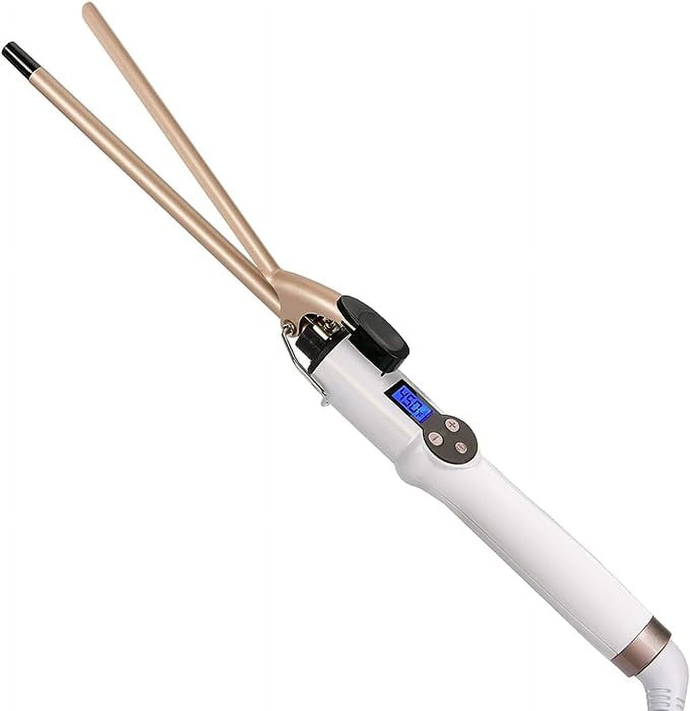 SOONHUA 9mm Curling Iron Professional 3 8 Inch Ceramic Tourmaline Curl Wand Barrel Hair Curler Iron for Long Short Hair LCD Display with 9 Heat Setting Include Glove Walmart Business Supplies