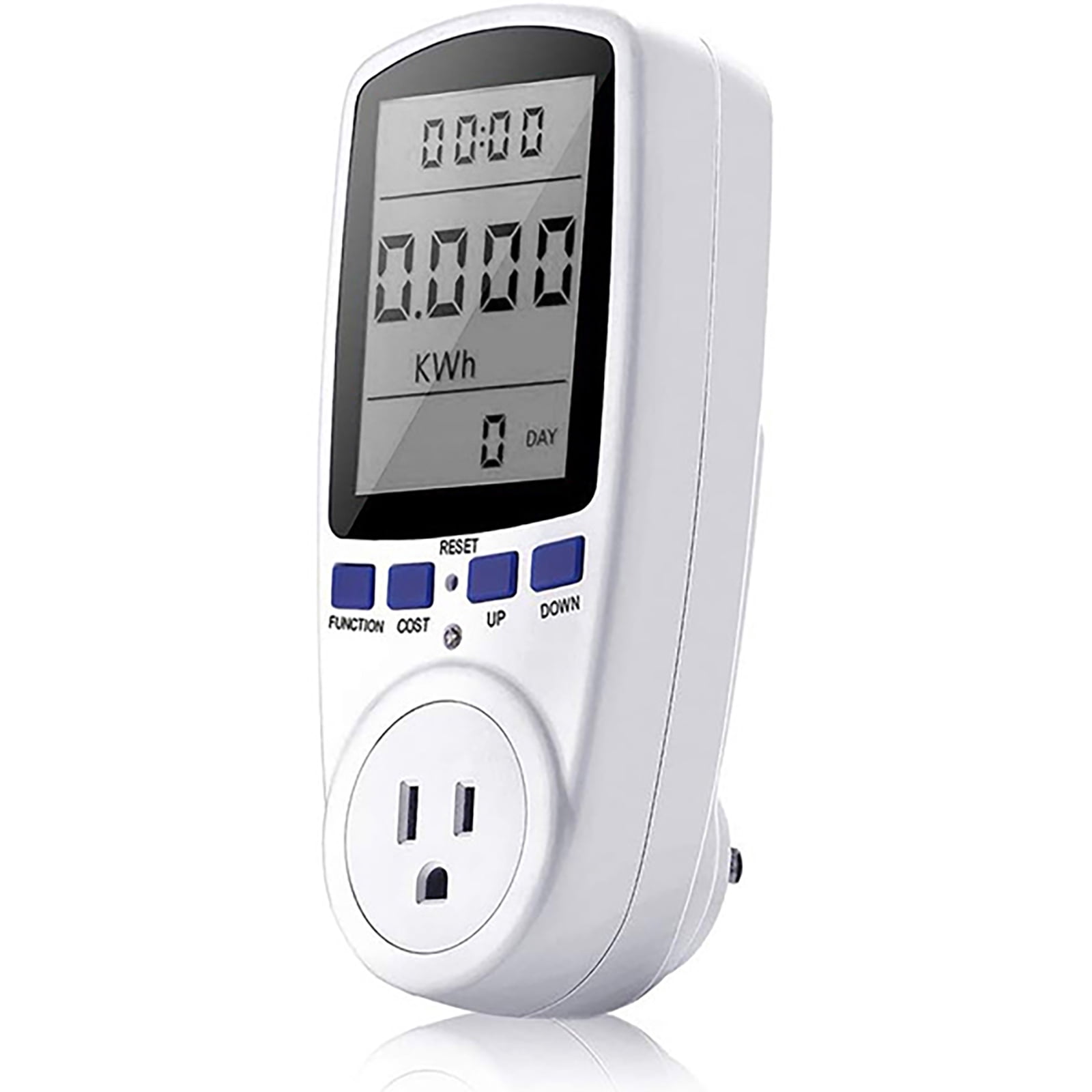 SOONHUA Digital Power Monitor Meter Usage Energy Watt Amp Volt KWh Electricity
