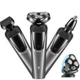 SOONHUA Mens Electric Shavers Razor Beard Trimmer Rotary Facail Head