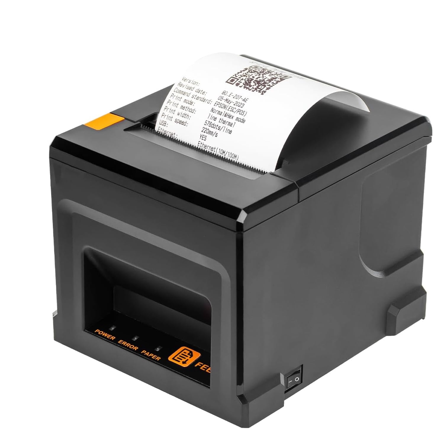 Pos Printer Rear Port SOONHUA USB/Ethernet Port 80mm Thermal Receipt Printer POS Printer with ...