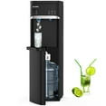 thumbnail image 1 of SOOPYK 3 in 1 Hot and Cold Water Dispenser with Ice Maker Bottom Load  for 3 or 5 Gallon Bottle 22lbs Daily Capacity Bullet-Shaped Ice, Black, 1 of 12